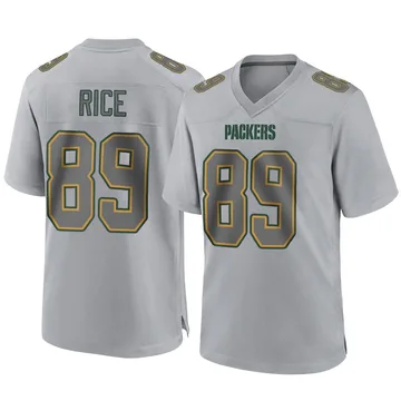 Men's Nike Green Bay Packers Brenden Rice Gray Atmosphere Fashion Jersey - Game