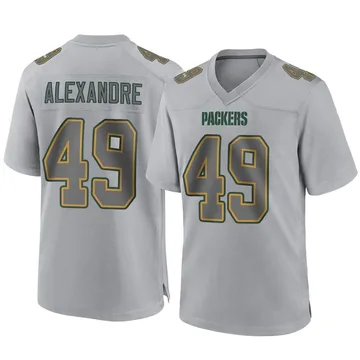 Men's Nike Green Bay Packers Deslin Alexandre Gray Atmosphere Fashion Jersey - Game