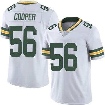 Men's Nike Green Bay Packers Edgerrin Cooper White Vapor Untouchable Jersey - Limited