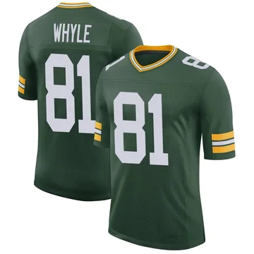 Men's Nike Green Bay Packers Josh Whyle Green Classic Jersey - Limited