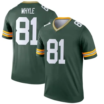 Men's Nike Green Bay Packers Josh Whyle Green Jersey - Legend