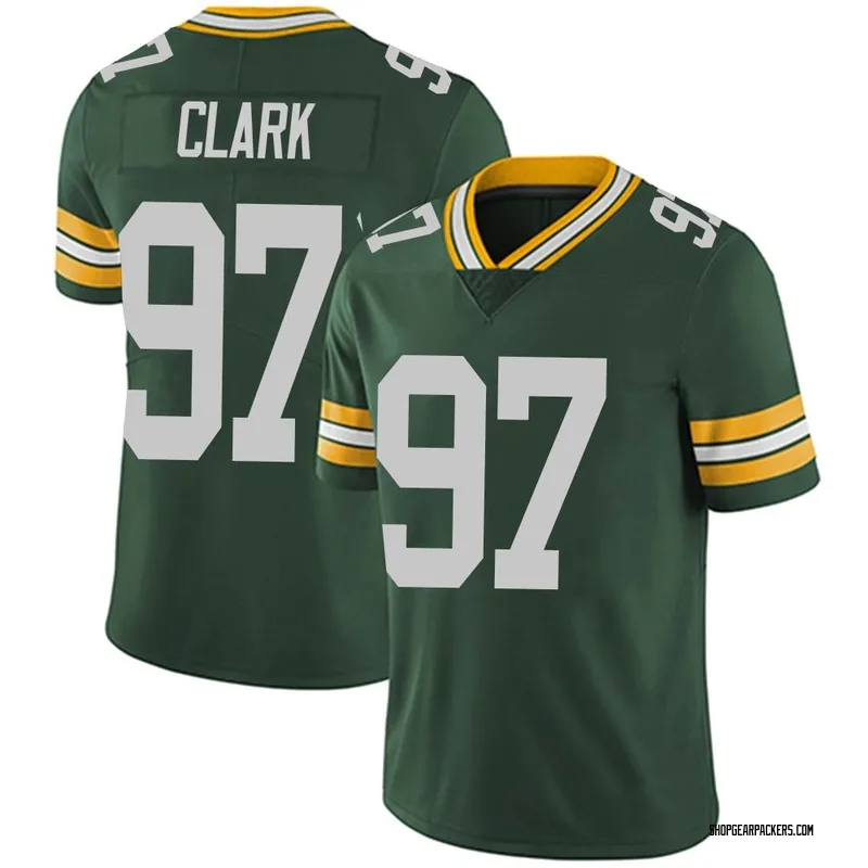 Men's Nike Green Bay Packers Kenny Clark Green Team Color Vapor ...