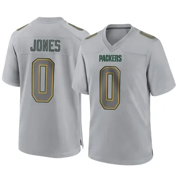 Men's Nike Green Bay Packers Marlon Jones Gray Atmosphere Fashion Jersey - Game
