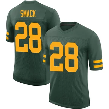Men's Nike Green Bay Packers Trey Smack Green Alternate Vapor Jersey - Limited