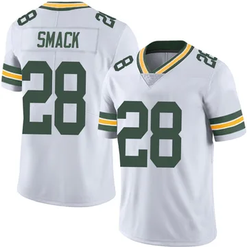 Men's Nike Green Bay Packers Trey Smack White Vapor Untouchable Jersey - Limited