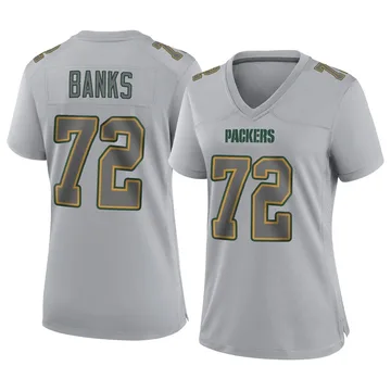Women's Nike Green Bay Packers Brant Banks Gray Atmosphere Fashion Jersey - Game