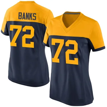 Women's Nike Green Bay Packers Brant Banks Navy Alternate Jersey - Game