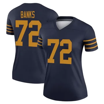 Women's Nike Green Bay Packers Brant Banks Navy The 1923 Classic Jersey - Legend