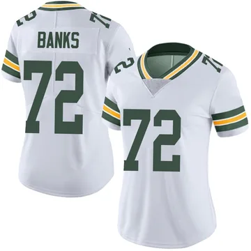 Women's Nike Green Bay Packers Brant Banks White Vapor Untouchable Jersey - Limited