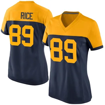 Women's Nike Green Bay Packers Brenden Rice Navy Alternate Jersey - Game