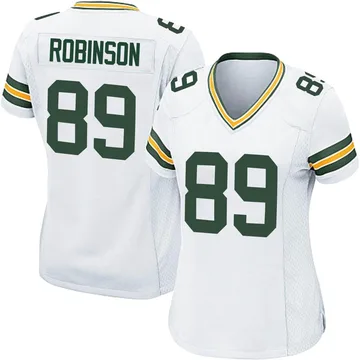 Women's Nike Green Bay Packers Dave Robinson White Jersey - Game