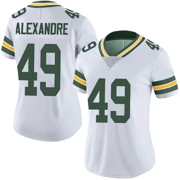 Women's Nike Green Bay Packers Deslin Alexandre White Vapor Untouchable Jersey - Limited