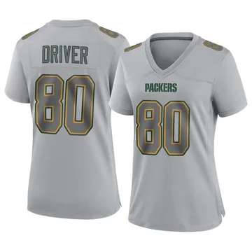Women's Nike Green Bay Packers Donald Driver Gray Atmosphere Fashion Jersey - Game