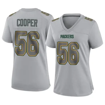 Women's Nike Green Bay Packers Edgerrin Cooper Gray Atmosphere Fashion Jersey - Game