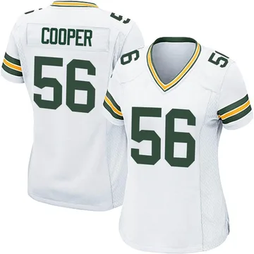 Women's Nike Green Bay Packers Edgerrin Cooper White Jersey - Game
