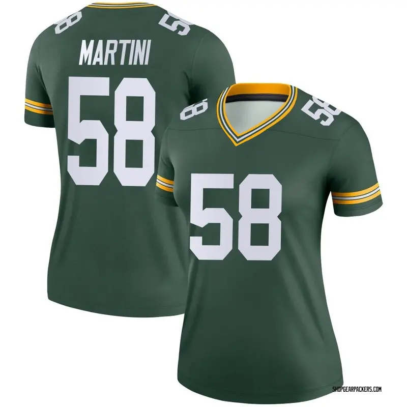 Women's Nike Green Bay Packers Greer Martini Green Jersey - Legend