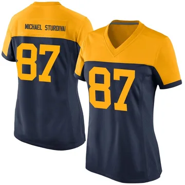 Women's Nike Green Bay Packers J. Michael Sturdivant Navy Alternate Jersey - Game