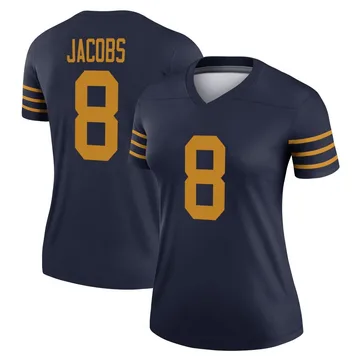 Women's Nike Green Bay Packers Josh Jacobs Navy The 1923 Classic Jersey - Legend