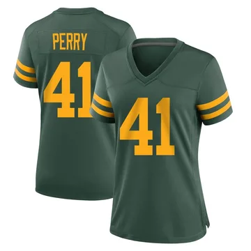 Women's Nike Green Bay Packers Mark Perry Green Alternate Jersey - Game