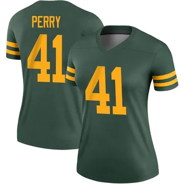 Women's Nike Green Bay Packers Mark Perry Green Alternate Jersey - Legend