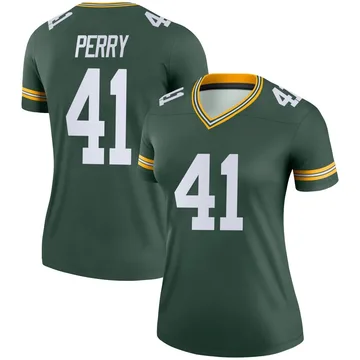 Women's Nike Green Bay Packers Mark Perry Green Jersey - Legend
