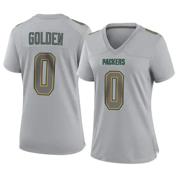 Women's Nike Green Bay Packers Matthew Golden Gray Atmosphere Fashion Jersey - Game