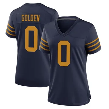 Women's Nike Green Bay Packers Matthew Golden Navy The 1923 Classic Jersey - Game