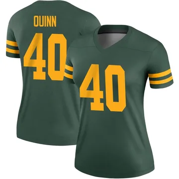 Women's Nike Green Bay Packers TJ Quinn Green Alternate Jersey - Legend