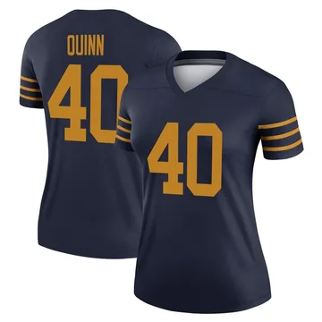 Women's Nike Green Bay Packers TJ Quinn Navy The 1923 Classic Jersey - Legend