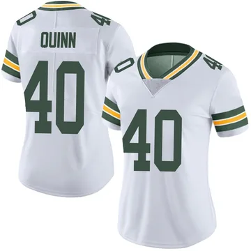 Women's Nike Green Bay Packers TJ Quinn White Vapor Untouchable Jersey - Limited