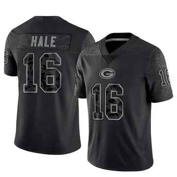 Youth Nike Green Bay Packers Alex Hale Black Reflective Jersey - Limited