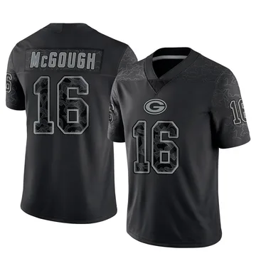 Youth Nike Green Bay Packers Alex McGough Black Reflective Jersey - Limited