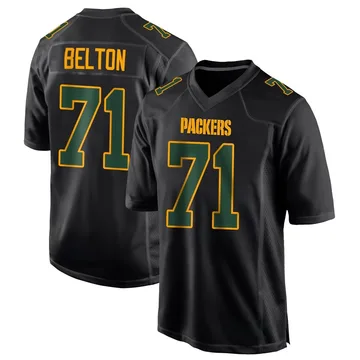 Youth Nike Green Bay Packers Anthony Belton Black Fashion Jersey - Game