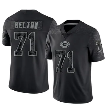 Youth Nike Green Bay Packers Anthony Belton Black Reflective Jersey - Limited