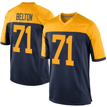 Youth Nike Green Bay Packers Anthony Belton Navy Alternate Jersey - Game