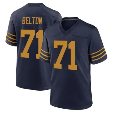 Youth Nike Green Bay Packers Anthony Belton Navy The 1923 Classic Jersey - Game
