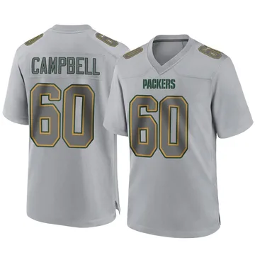 Youth Nike Green Bay Packers Anthony Campbell Gray Atmosphere Fashion Jersey - Game