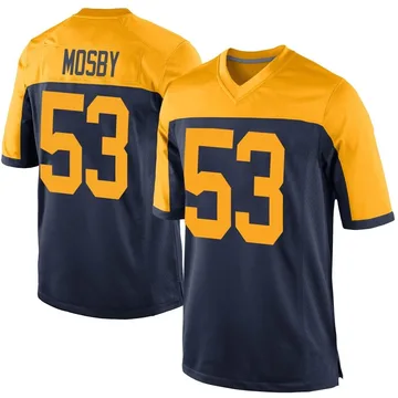Youth Nike Green Bay Packers Arron Mosby Navy Alternate Jersey - Game