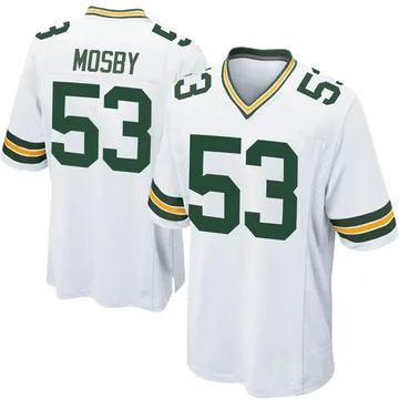 Youth Nike Green Bay Packers Arron Mosby White Jersey - Game