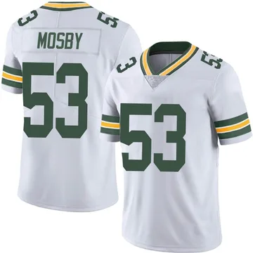 Youth Nike Green Bay Packers Arron Mosby White Vapor Untouchable Jersey - Limited