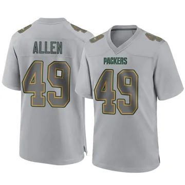 Youth Nike Green Bay Packers Austin Allen Gray Atmosphere Fashion Jersey - Game