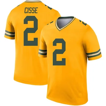 Youth Nike Green Bay Packers Brandon Cisse Gold Inverted Jersey - Legend