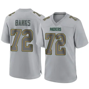 Youth Nike Green Bay Packers Brant Banks Gray Atmosphere Fashion Jersey - Game
