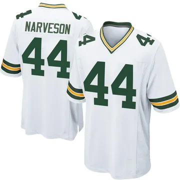 Youth Nike Green Bay Packers Brayden Narveson White Jersey - Game