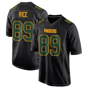 Youth Nike Green Bay Packers Brenden Rice Black Fashion Jersey - Game