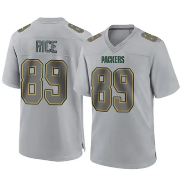 Youth Nike Green Bay Packers Brenden Rice Gray Atmosphere Fashion Jersey - Game