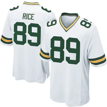 Youth Nike Green Bay Packers Brenden Rice White Jersey - Game
