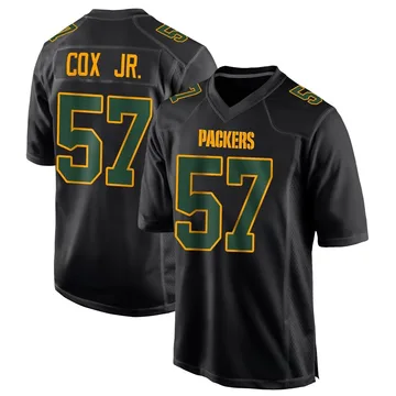 Youth Nike Green Bay Packers Brenton Cox Jr. Black Fashion Jersey - Game