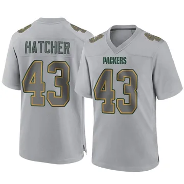 Youth Nike Green Bay Packers Broughton Hatcher Gray Atmosphere Fashion Jersey - Game
