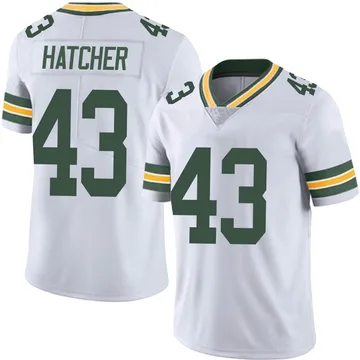 Youth Nike Green Bay Packers Broughton Hatcher White Vapor Untouchable Jersey - Limited